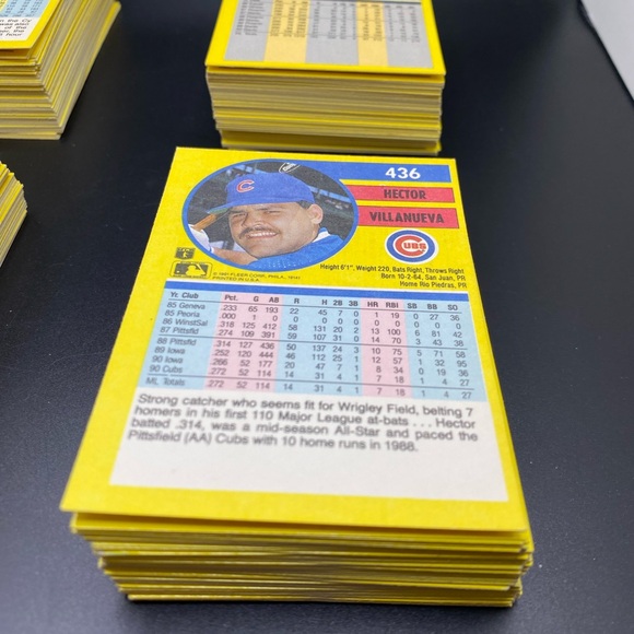 Fleer 1991 (210) Baseball Trading Cards VGC - Picture 4 of 9